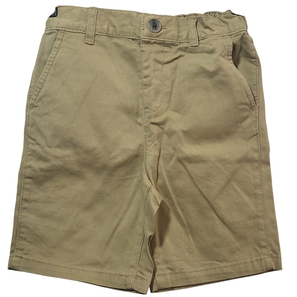 The Childrens Place Boys Khaki Chino Shorts Tan Uniform Size 4T